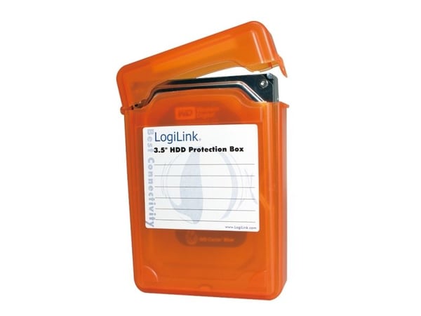 LogiLink UA0133O, Etui, Oransje, 3.5", Sjokkresistent, Vannbestandig