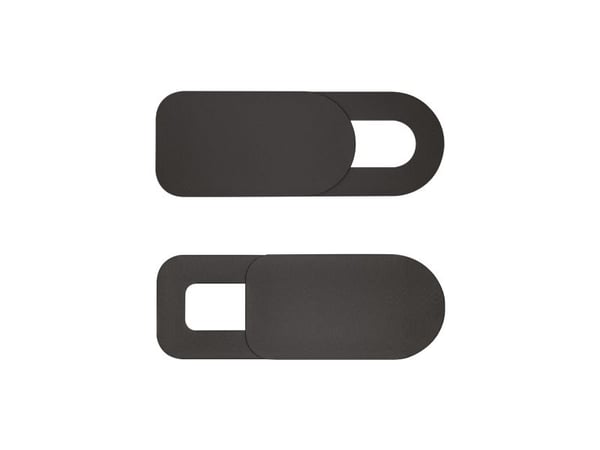 InLine 55263, Webcam omslag, Sort, 2 stk, Blister, 1 mm