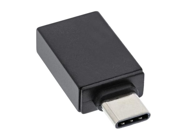 InLine 35805, USB Type-C male, USB 3.1 A, Musta
