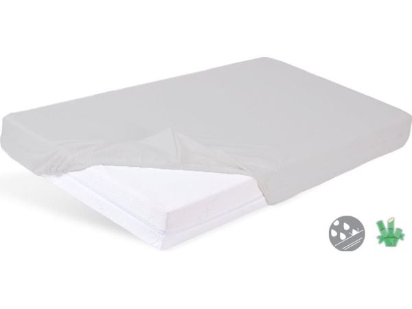 Matex hygienisk underlag/pusleunderlag grå 70x140 bambus