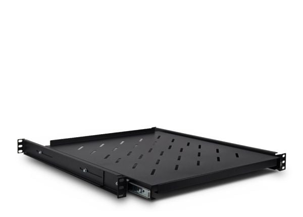 Inter-Tech SWAS-550/800 - Rackgulvpanel - svart, RAL 9005 - 1U - 19"