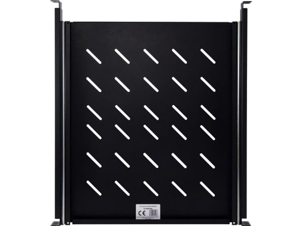 Inter-Tech SWAS-550/800 - Rackgulvpanel - svart, RAL 9005 - 1U - 19"