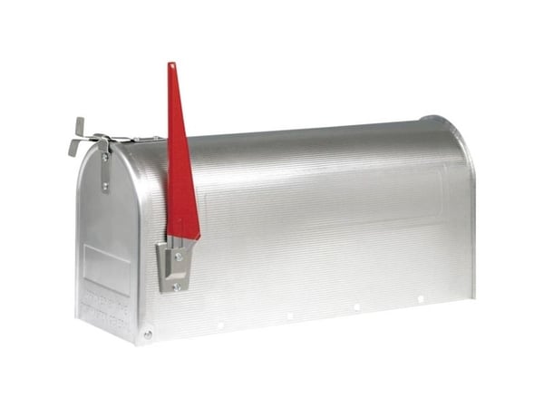 Postkasse Burg Wächter US-BOX 892 Alu Aluminium Sølv