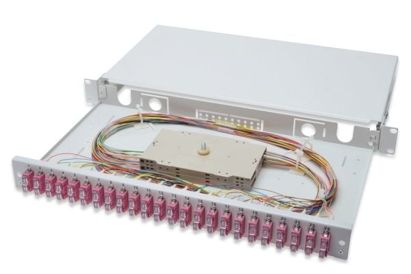 DIGITUS DN-96322-4 - Spleiseboks for fiberoptikk - 1U - 19"