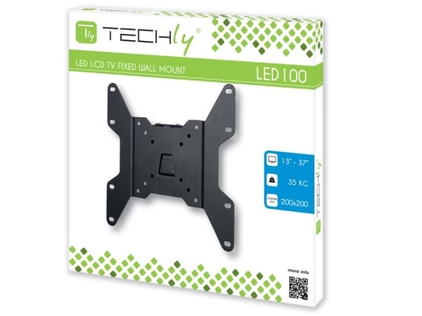 Techly ICA-LCD-114 TV-feste 94 cm (37") svart (ICA-LCD-114)