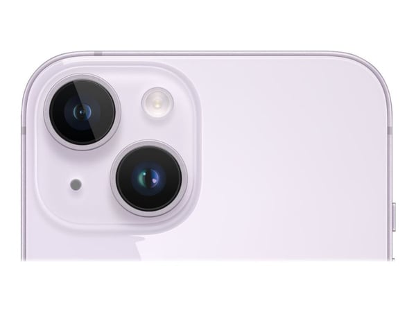 Apple iPhone 14 - 5G smartphone - dobbelt-SIM / Internminne 128 GB - OLED-display - 6.1" - 2532 x 1170 piksler - 2x bakkameraer 12 MP, 12 MP - fron...
