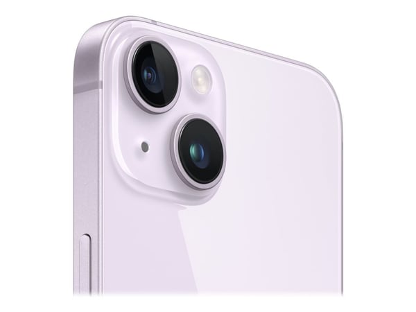 Apple iPhone 14 - 5G smartphone - dobbelt-SIM / Internminne 128 GB - OLED-display - 6.1" - 2532 x 1170 piksler - 2x bakkameraer 12 MP, 12 MP - fron...