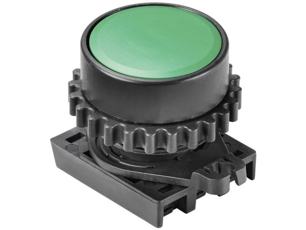 TRU COMPONENTS TC-10343988 tryckknapp standardgrön (sidenmatt) 1 st