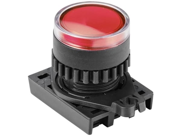 TRU COMPONENTS TC-10344012 S2PRU-P3R Painike pyöreä punainen (läpinäkyvä) 1 kpl 1 kpl