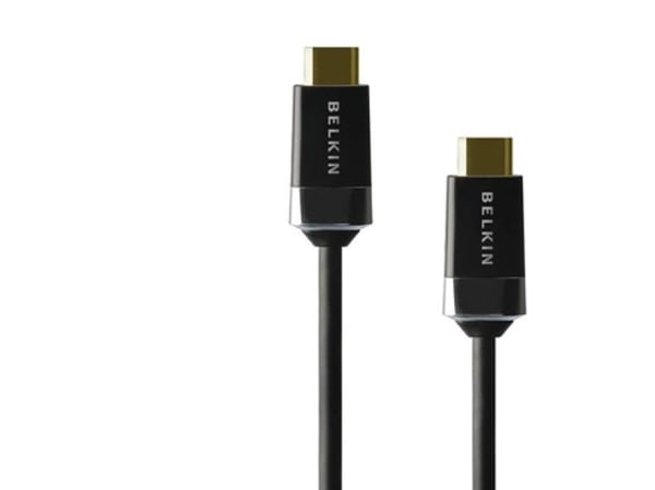 Belkin High Speed HDMI Cable - HDMI-kabel - HDMI hann til HDMI hann - 1 m - svart