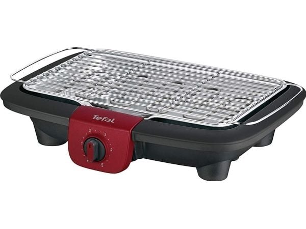 Tefal BG90E5, Svart, Röd, Termoplast, Bordsskiva, Rotations-, Galler, 368 mm