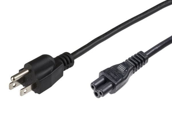 Microconnect PE110805, 0,5 m, Virtapistoke tyyppi B, C5 liitin, SVT, 125 V, 15 A