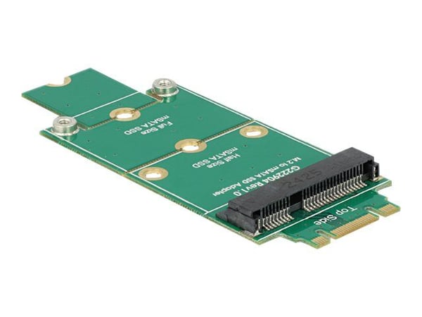 DeLOCK Adapter mSATA > M.2 NGFF - Lagringskontroll - mSATA - mSATA - M.2-kort