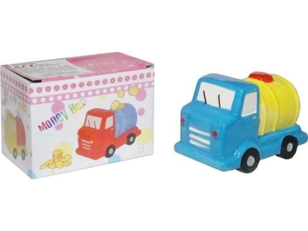 Svensk spargris i porslin Truck