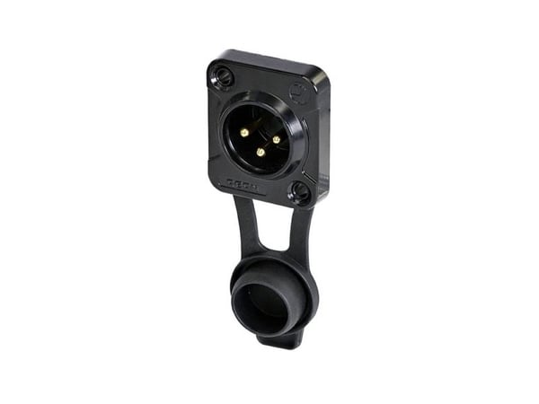 Rean AV RRX3M-Z-002-1 XLR-kontakt, innfelt 3-pins, 1 stk