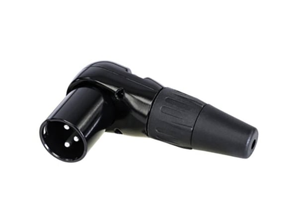 Rean AV RC3MR-BAG XLR-kontakt, vinklet, poltall 3 1 stk