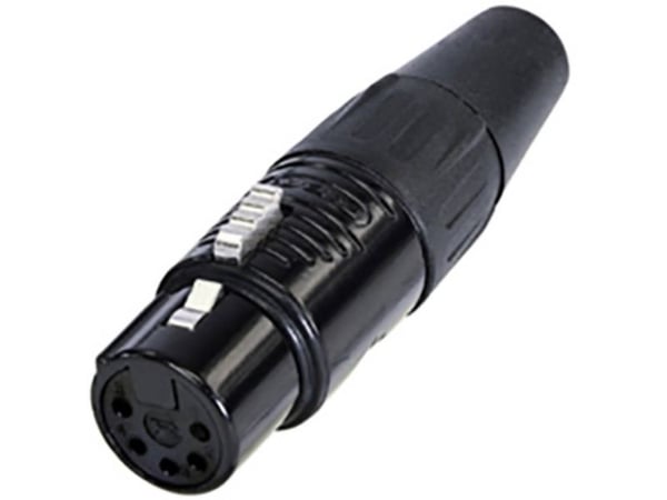 Rean AV RC5F-BAG XLR-kontakt tilkobling, rette poler: 5 (1 stk.)