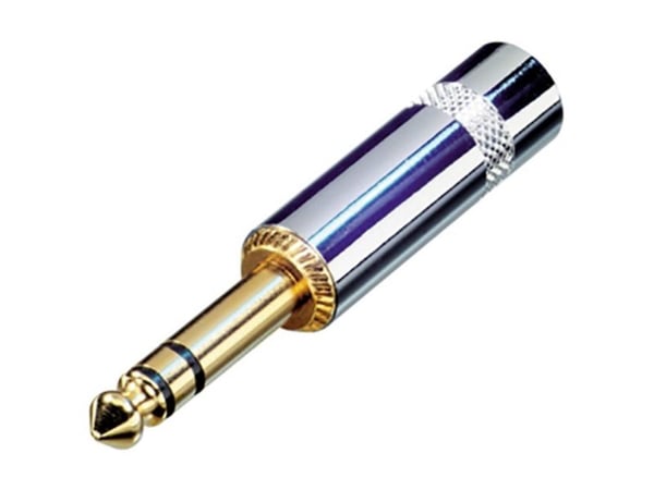 Rean AV NYS228G 6,35 mm jackplugg Poltall: 3 (1 stk)