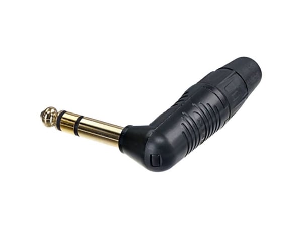 Rean AV RP3RC-B jackplugg 6,35 mm, 3-polet (1 stk)