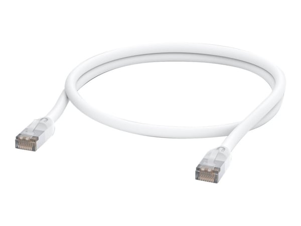 Ubiquiti UniFi - Patch-kabel - RJ-45 (hane) till RJ-45 (hane) - 1 m - 6 mm - STP - CAT 5/5e - formpressad, utomhus, robust - vit