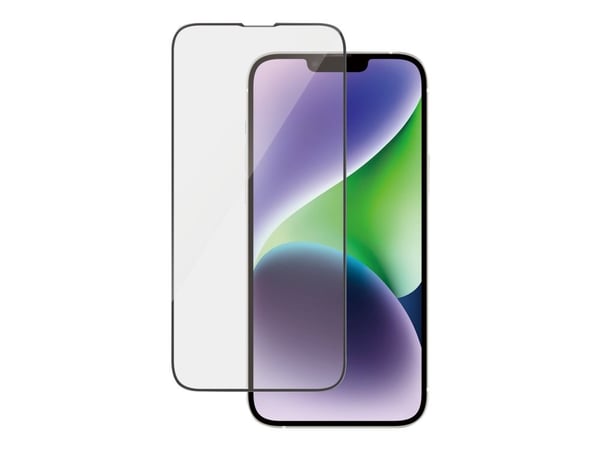 PanzerGlass - Skjermbeskyttelse for mobiltelefon - ultrabred passform - glass - rammefarge svart - for Apple iPhone 13 Pro Max, 14 Plus