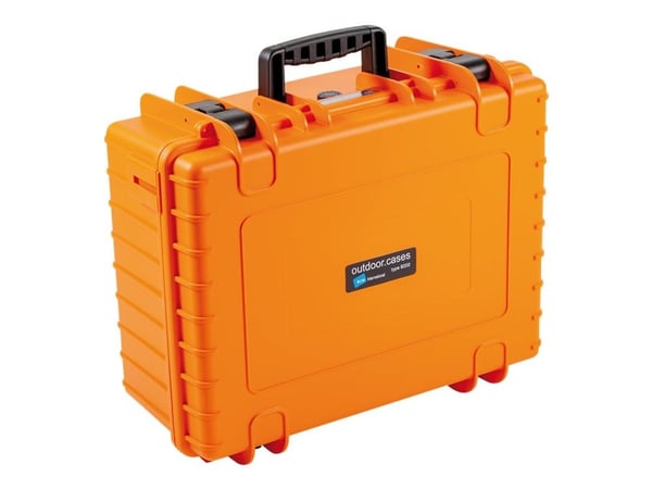 B&W outdoor.cases Type 6000 - Hard eske - polypropylen - oransje