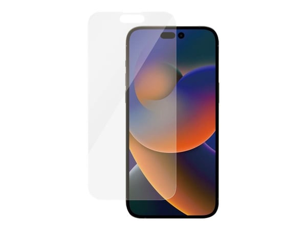 PanzerGlass™ | AntiBacterial - Skjermbeskytter for mobiltelefon - Klassisk passform - Krystallklar | Apple iPhone 14 Pro Max