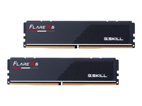G.Skill Flare X5 - DDR5 - sats - 32 GB: 2 x 16 GB - DIMM 288-pin låg - 5600 MT/s / PC5-44800 - CL36 - 1.2 V - ej buffrad - icke ECC - mattsvart
