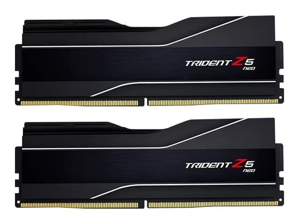 G.Skill Trident Z5 Neo - DDR5 - sats - 32 GB: 2 x 16 GB - DIMM 288-pin - 6000 MT/s / PC5-48000 - CL36 - 1.35 V - ej buffrad - icke ECC - mattsvart