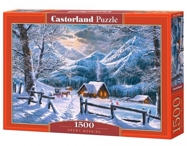 Castorland Snowy Morning 1500 pcs, 1500 stykker, Vinter, 9 år