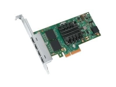 Intel Ethernet Server Adapter I350-T4 - Nettverksadapter - PCIe 2.1 x4 lav profil - 1000Base-T x 4