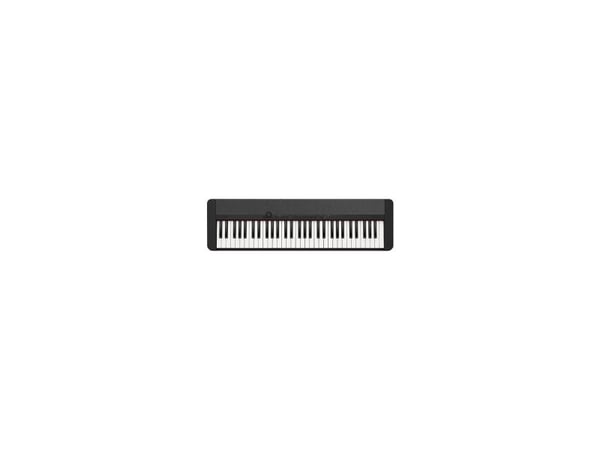 Casio | CT-S1 - Elektrisk piano - 61 tangenter - Innebygd equalizer - USB/Mini-jack (3,5 mm) - Innebygde høyttalere (2 x 2,5W) - Sort