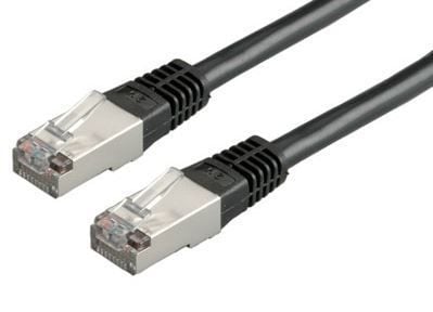 ROLINE 21.15.1365, 5 m, Cat6, S/FTP (S-STP), RJ-45, RJ-45, Sort