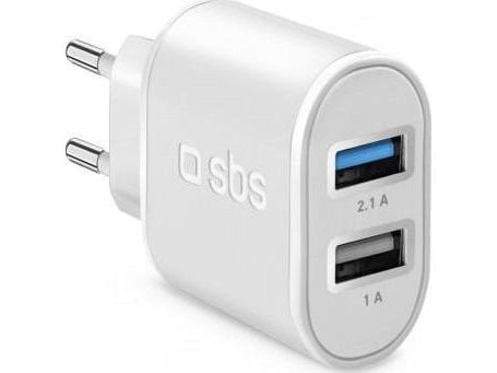 SBS TETR2USB21AWFAST, Sisätila, AC, 5 V, Valkoinen