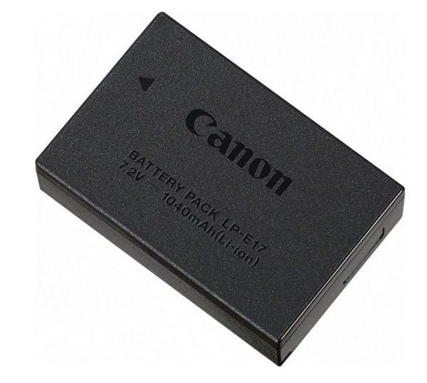 Canon LP-E17 - Batteri - Li-Ion - 1040 mAh - for EOS 200, 250, 850, Kiss X10, Kiss X9i, M6, R50, R8, Rebel SL3, Rebel T8i, RP; PowerShot V1