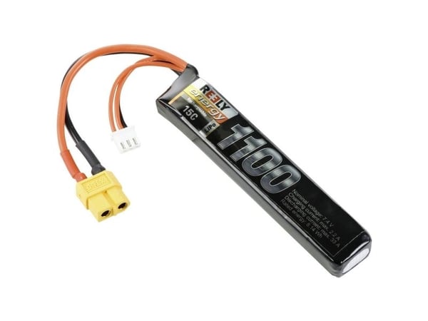 Reely modellbygg LiPo batteripakke 7,4 V 1100 mAh antall celler: 2 30 C Softcase XT60 (RE-7747020)