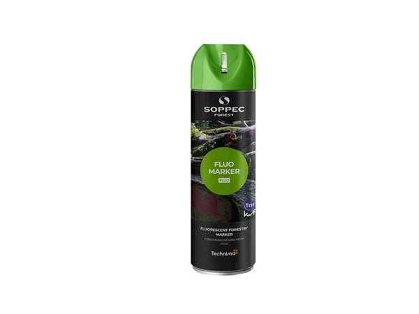 SOPPEC mærkespray SKOV FLUO 500 ml. GRØN - 1810088