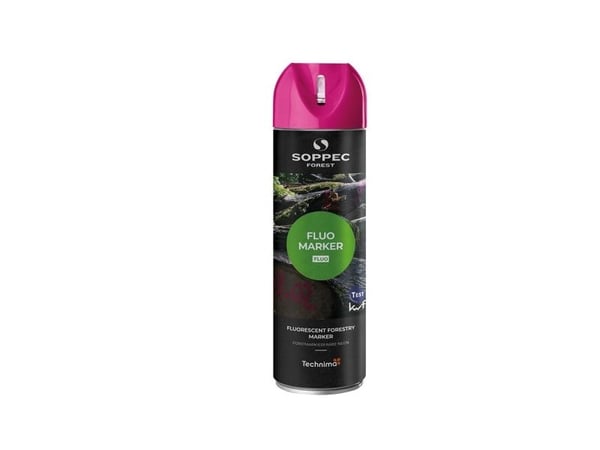 SOPPEC mærkespray SKOV FLUO 500 ml. PINK - 1810090