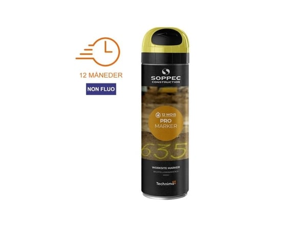 SOPPEC mærkespray PROMARKER® 500 ml. GUL - 1690315