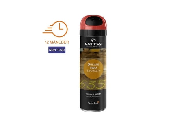 SOPPEC mærkespray PROMARKER® 500 ml. RØD - 1690317