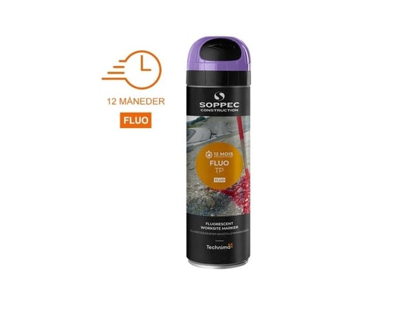 SOPPEC mærkespray TP FLUO 500 ml. LILLA - 1813192