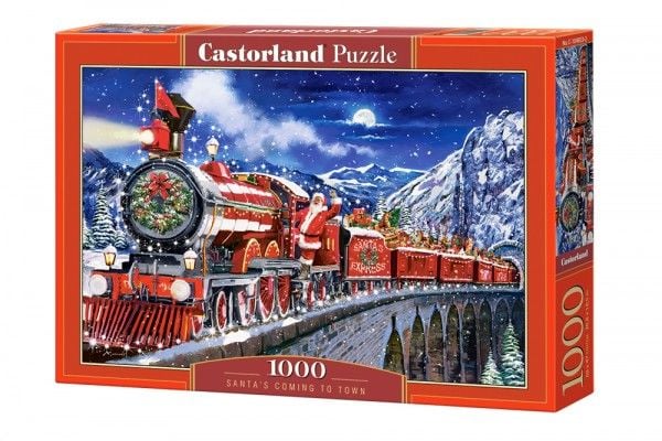 Castorland C-104833-2, 1000 stykker, Julaften, 9 år