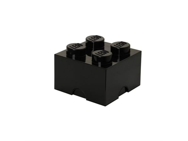 LEGO Storage Brick 4 - Förvaringsbox - svart