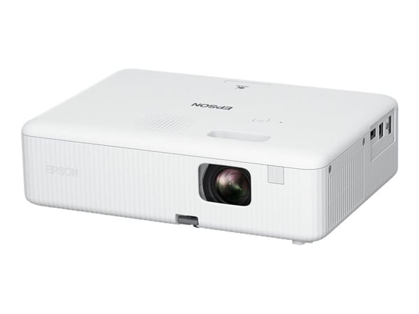 Epson CO-W01 - 3 LCD-projektor - portabel - 3000 lumen (hvit) - 3000 lumen (farge) - WXGA (1280 x 800) - 16:10 - svart-hvit