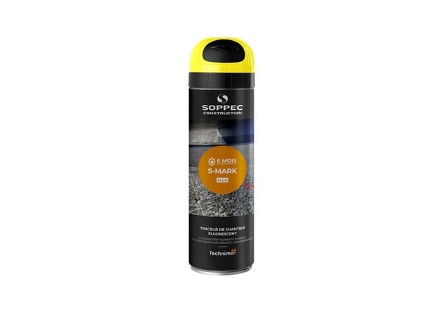 SOPPEC mærkespray S-MARK FLUO 500 ml. GUL - 2112443
