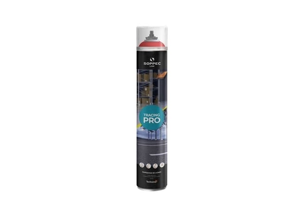 SOPPEC mærkespray TRACING PRO 750 ml. RØD (RAL 3020) - til SOPPEC Driver - 2278007