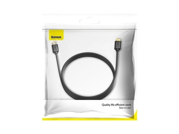 BASEUS - HDMI-kabel - HDMI hann til HDMI hann - 3 m - støtte for 4K 60 Hz (3840 x 2160)