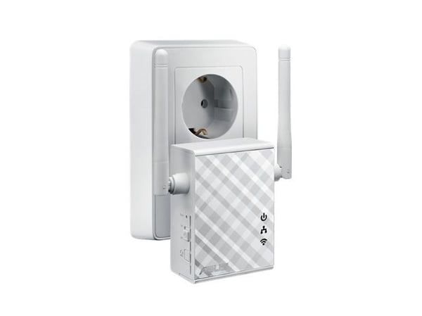 ASUS RP-N12 - Rekkeviddeutvider for Wi-Fi - Wi-Fi - 2.4 GHz - i veggen