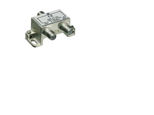 Goobay 67019, Kaapelinyhdistin, 5 - 1000 MHz, Hopea, Metalli, Naaras/naaras, 25 dB