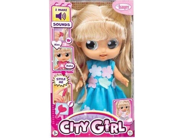 Bayer dukke City Girl 31 cm med lyd 93221AE